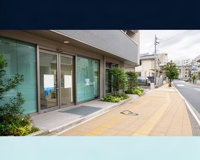 兵庫県神戸市垂水区の相談窓口周辺と歩道を示すアクセス案内画像